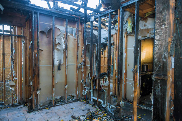 Professional Emergency Fire Cleanup technician working in Bristol, FL